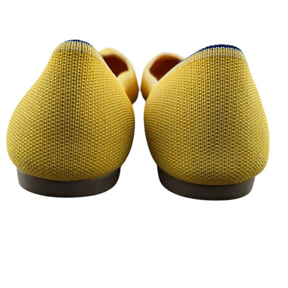 Rothy's The Point Ballet Flats Womens 8.5 Sunshine Yellow Pointed Toe Washable - Picture 6 of 11